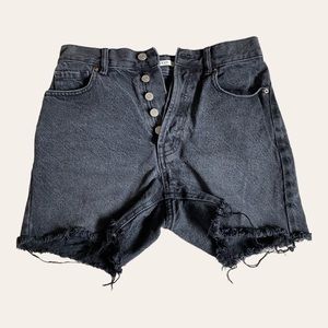 Black washed Pacsun shorts
